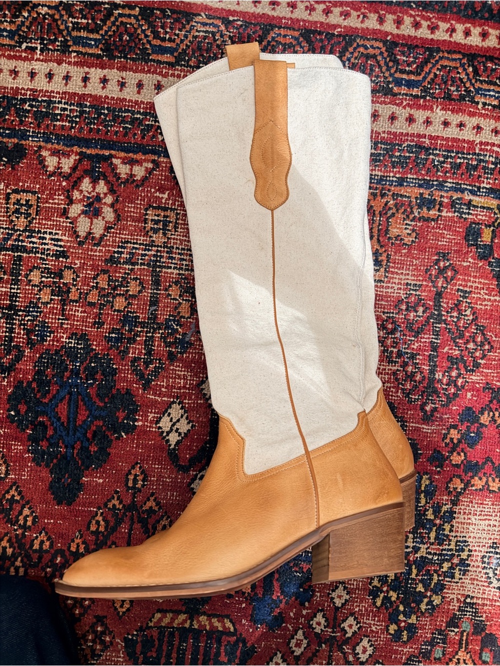 Anthropology Knee High Western Boots